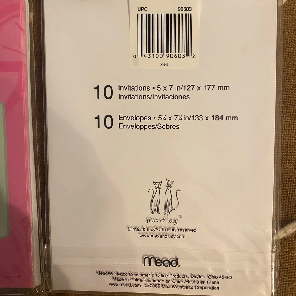 Invitations/notecards - Picture 3 of 4